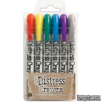 Tim Holtz Distress Crayon Set #4, 6 шт.