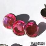 Набор брадсов Eyelet Outlet - Jewel Brads Pink, цвет розовый, 16 мм, 10 штук - ScrapUA.com