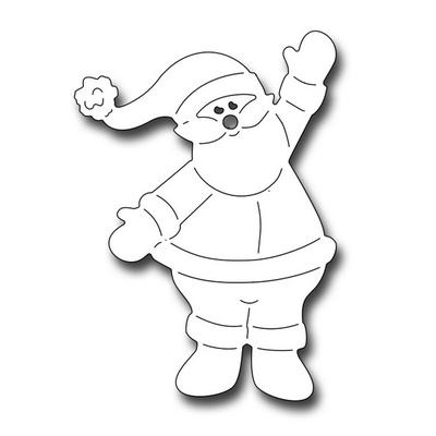 Лезвие Frantic Stamper Precision Die - Reaching Santa