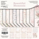 Набір двостороннього паперу від Scrapmir - Beautiful Moments, 30x30см, 11 шт.