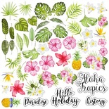 Аркуш для вирізання Tropical paradise, ТМ Фабрика Декору