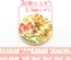 Дерев’яний ґудзик Multicolor Butterfly Pattern B15465, діаметр 3 см, 1 шт.
