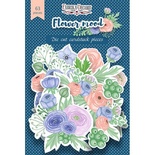 Набір висічок для скрапбукінгу, колекція Flower mood, 60 шт., ТМ Фабрика Декору