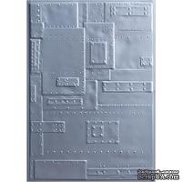 Папка для тиснения Sizzix - Foundry - Sizzix 3D Texture Fades Embossing Folder By Tim Holtz 662717