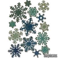 Ножи Снежинки от Sizzix Thinlits Dies By Tim Holtz - Mini Paper Snowflakes 14/Pk - 14 шт.