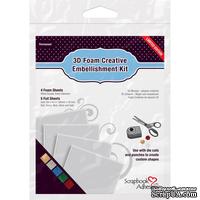 Набор листов вспененной резины на клеевой основе и фольги от Scrapbook Adhesives  - ScrapUA.com