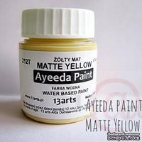 Краска 13arts - Ayeeda Paint - Matte Yellow - ScrapUA.com