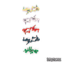 Брадсы We R Memory Keepers - Family Keepsake Glitter Brads - ScrapUA.com