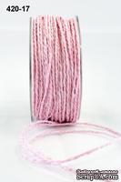 Шнурочек Paper Cord - Pink, цвет: розовый, ширина 2 мм, 90 см - ScrapUA.com