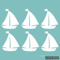 Чипборд от Вензелик - Кораблики, 6 шт., 4,5х5см - ScrapUA.com
