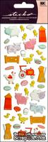 Наклейки от EK Success - EK Sticko Stickers Puffy Baby Farm Animals - ScrapUA.com