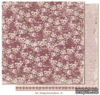 Двусторонний лист скрапбумаги от Maja Design - Vintage Autumn Basics no.VI, 30х30см