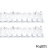 Пружинки для биндера от We R Memory Keepers - Cinch Wires - White, диаметр 1.91см, 2 шт. - ScrapUA.com
