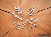 Чипборд от WOODchic - &quot;Весенние веточки&quot;, 6 шт. - ScrapUA.com