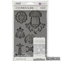 Молды силиконовые от Prima - Iron Orchid Designs Vintage Art Decor Mould - Baroque 2