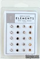 Набор брадс от American Crafts - Mini Jewel Brads Elegants - ScrapUA.com