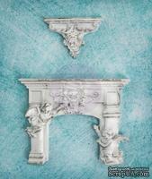 Гипсовые украшения от Prima - Ingvild Bolme - Ingvild Bolme- Cherub Firep Resins, 2 шт. - ScrapUA.com