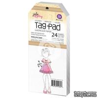 Набор тэгов от Prima - Julie Nutting Mixed Media Tag Pad 24/Pkg, 24 шт. (8,89х21,59см) - ScrapUA.com