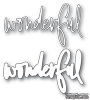 Ножи для вырубки от Memory Box - Wonderful Jotted Script - ScrapUA.com
