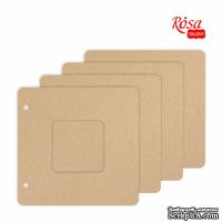 Заготовка для альбома от ROSA TALENT - Квадрат, 20x20,5см, 4 страницы - ScrapUA.com