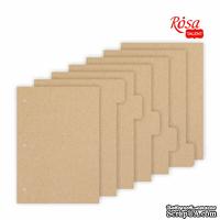 Заготовка для блокнота №2 от ROSA TALENT, картон, 16,3x21см, 7 страниц - ScrapUA.com