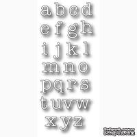 Набор ножей от Memory Box - DIES- Typewriter Lower Alphabet Set - ScrapUA.com