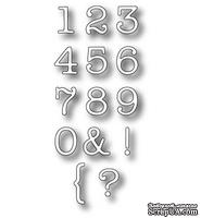 Лезвие - DIES- Tyepwriter Numbers, 14 шт. - ScrapUA.com