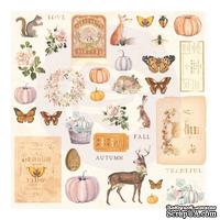 Набор высечек Prima - Autumn Sunset Cardstock Ephemera, 36 штук - ScrapUA.com