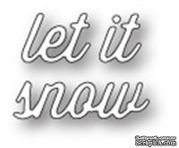 Ножи от Memory Box — Let It Snow Perky Script craft die - ScrapUA.com