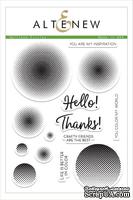 Набор штампов от Altenew - Halftone Circles Stamp Set - Круги - ScrapUA.com