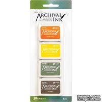 Набор архивных чернил Ranger - Wendy Vecchi - Mini Archival Ink Pads - Kit 5 - ScrapUA.com