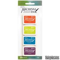 Набор архивных чернил Ranger - Wendy Vecchi - Mini Archival Ink Pads - Kit 6 - ScrapUA.com