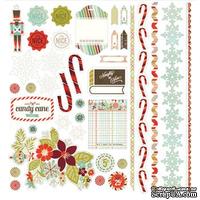 Наклейки Basic Grey - Aspen Frost - Element Stickers, 30х30 см - ScrapUA.com
