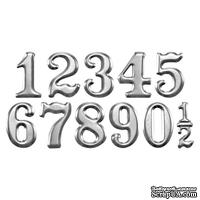Набор металлических украшений от Tim Holtz - Mini Numerals, 11 шт - ScrapUA.com