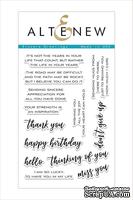 Штампы от Altenew - Sincere Greetings Stamp Set