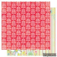 Лист двусторонней бумаги BoBunny - Alora Leaves, 30х30 см