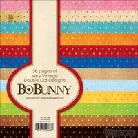 Набор односторонней бумаги BoBunny - Double Dot - Very Vintage, размер 15х15 см, 36 листов