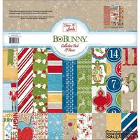 Набор двусторонней бумаги BoBunny - Dear Santa - Collection Pack, размер 30х30 см