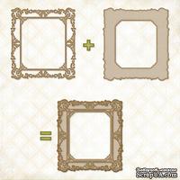 Чипборд Blue Fern Studios - Shabby Layered Frame