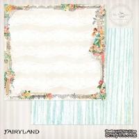 Лист скрапбумаги Blue Fern Studios - Blue Fern Montage Fairyland, двусторонняя, 30х30 см - ScrapUA.com