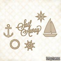 Чипборд Blue Fern Studios - Sail Away
