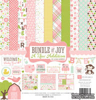 Набор двусторонней бумаги для скрапбукинга от Echo park - Bundle of Joy - A New Addition Girl - ScrapUA.com