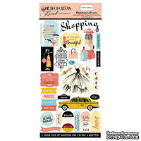 Высечки из чипборда Carta Bella - Metropolitan Girl Chipboard Accents - ScrapUA.com