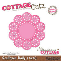 Лезвие CottageCutz - Scalloped Doily, 10х10 см - ScrapUA.com