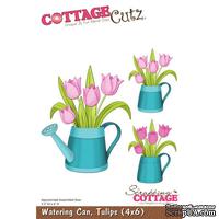 Лезвие CottageCutz - Watering Can, Tulips, 10х15 см