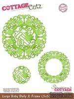 Лезвие CottageCutz Large Baby Doily &amp; Frame, 12,5х12,5 см - ScrapUA.com