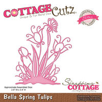 Лезвие CottageCutz Bella Spring Tulips (Elites)