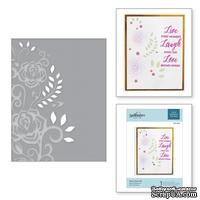 Папка для тиснения от Spellbinders - Rose Flourish Cut and Emboss Folder - ScrapUA.com