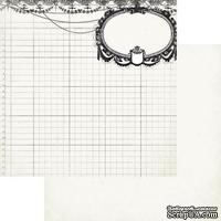 Двусторонний лист скрапбумаги Authentique - Classique Elegant - Elegant Two, 30х30 см