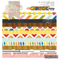 Набор бумаги от Glitz Design - Сolor me Happy - 15х15 см